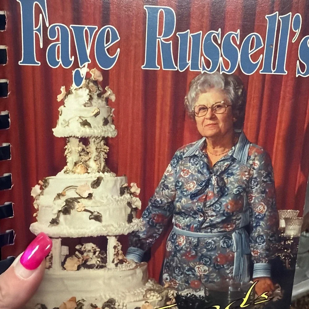 Faye Russell's Foods with a Flair Cookbook 1991 Spiral Bound 2nd Print Recipes